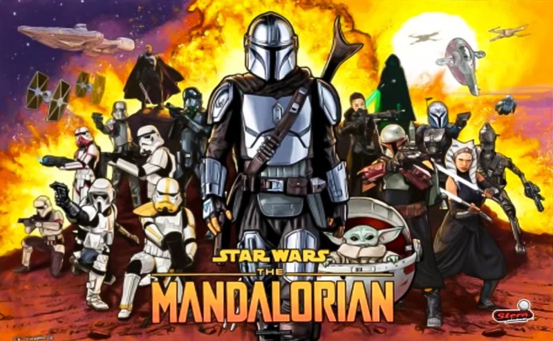 The Mandalorian (Premium/LE) backglass